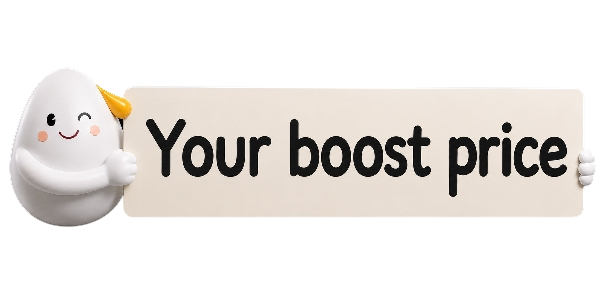 Your boost price